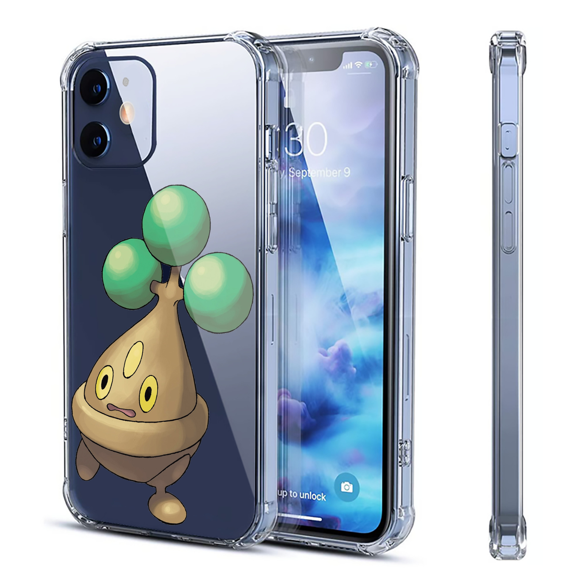 （画像用） ポケットモンスター Pokémon 【iPhone 12シリーズ対応】透明スマホケース（クリアソフトケース）